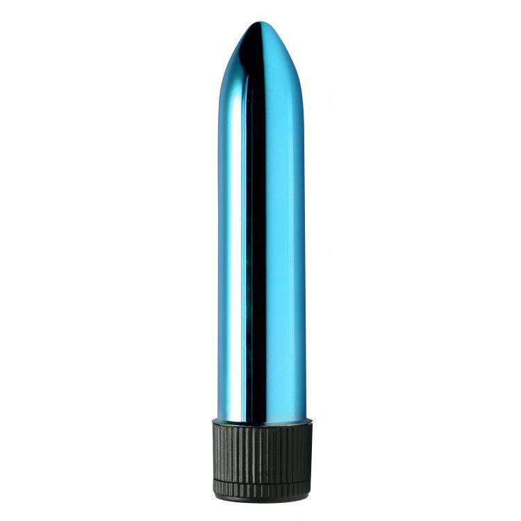 5 Inch Slim Vibe Packaged - Blue vibesextoys from Trinity Vibes