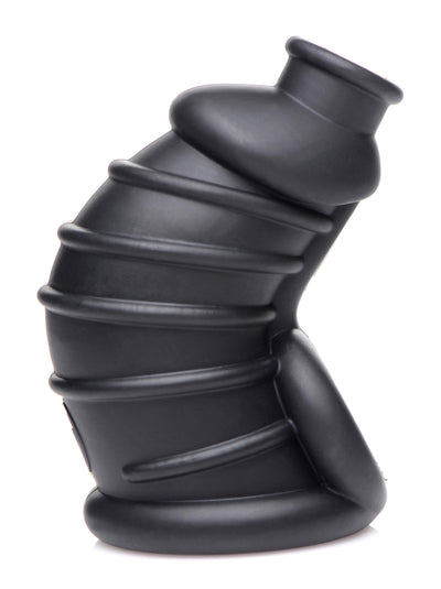 Dark Chamber Silicone Chastity Cage - The Dildo Hub