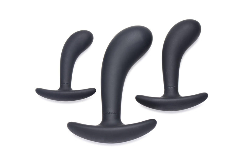 Dark Delights 3 Piece Curved Anal Trainer Set - The Dildo Hub