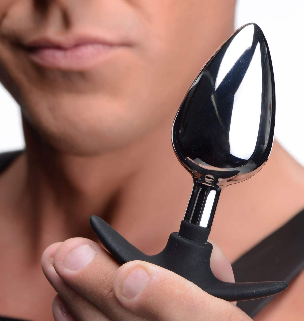 Dark Invader Metal and Silicone Anal Plug - Large - The Dildo Hub