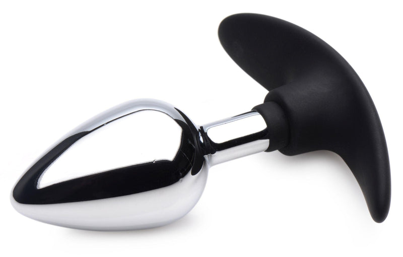 Dark Invader Metal and Silicone Anal Plug - Medium - The Dildo Hub