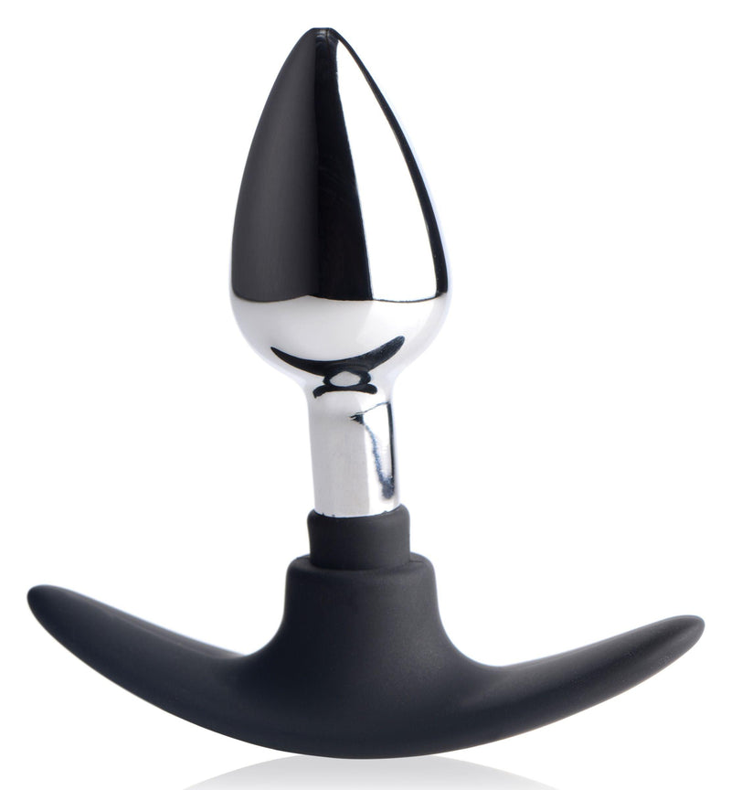 Dark Invader Metal and Silicone Anal Plug - Small - The Dildo Hub