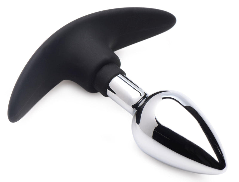 Dark Invader Metal and Silicone Anal Plug - Small - The Dildo Hub