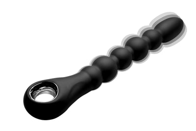 Dark Scepter 10X Vibrating Silicone Anal Beads - The Dildo Hub