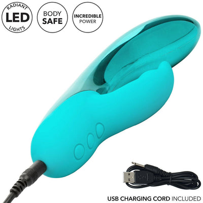 DazzLED Brilliance Illuminated Dual Stimulation Vibrator | CalExotics - The Dildo Hub