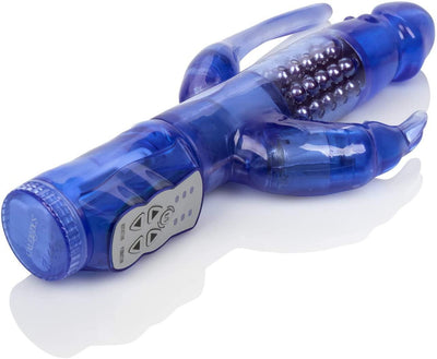 Delight Triple Orgasm Rabbit Vibrator - 10 Inches | CalExotics - The Dildo Hub