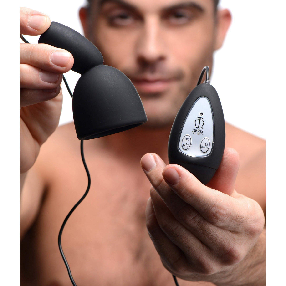 Deluxe 10 Mode Silicone Penis Head Teaser - The Dildo Hub