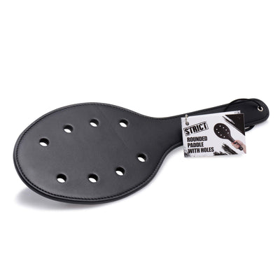 Deluxe Rounded Spanking Paddle with Holes | BDSM Accessories - The Dildo Hub