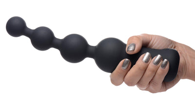 Deluxe Voodoo Beads 10X Silicone Anal Beads Vibrator - The Dildo Hub