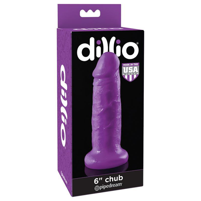 Dillio Purple Chub Realistic Dildo - 6 Inches | Pipedream - The Dildo Hub