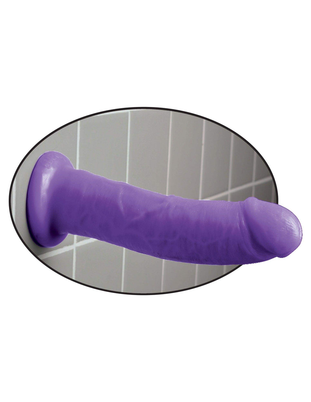 Dillio Purple Semi-Realistic Dildo - 8 Inches | Pipedream - The Dildo Hub