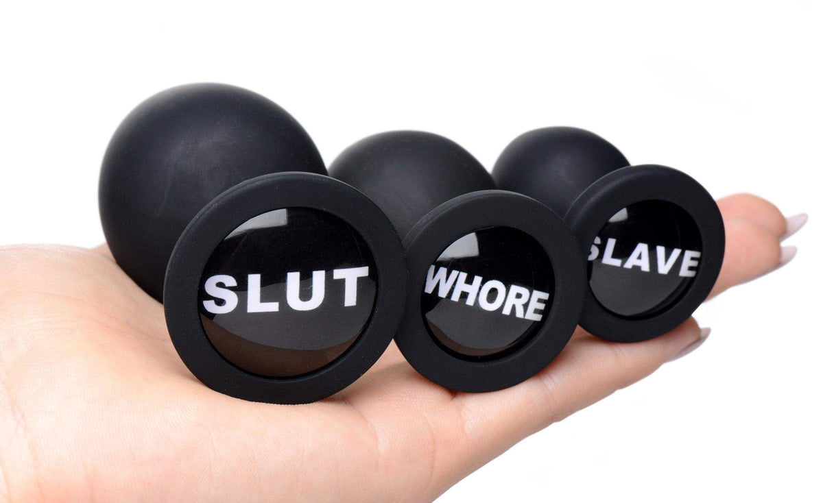 Dirty Words Anal Plug Set - The Dildo Hub