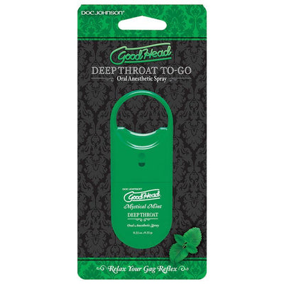 Doc Johnson Good Head to Go Deep Throat Spray - Mystical Mint - The Dildo Hub