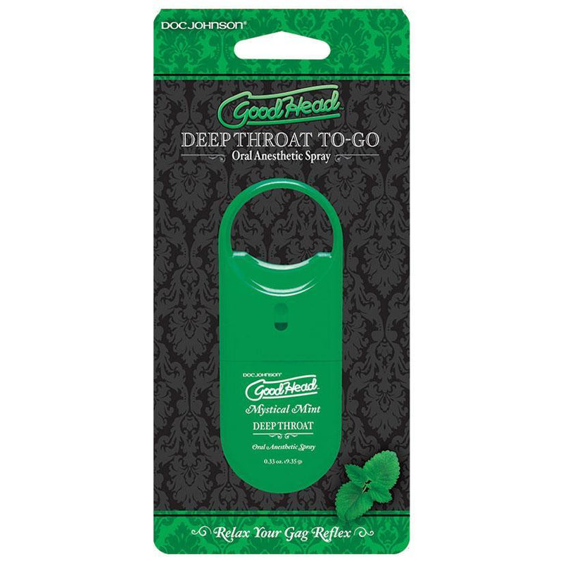 Doc Johnson Good Head to Go Deep Throat Spray - Mystical Mint - The Dildo Hub