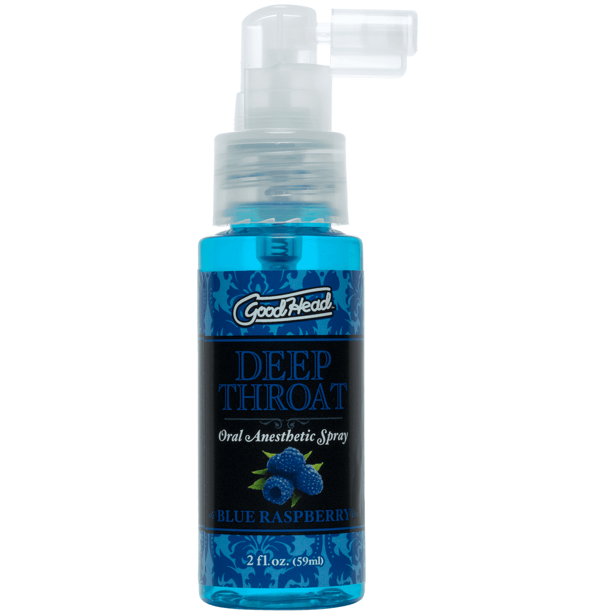 Doc Johnson Goodhead - Deep Throat Spray - Blue Raspberry - The Dildo Hub