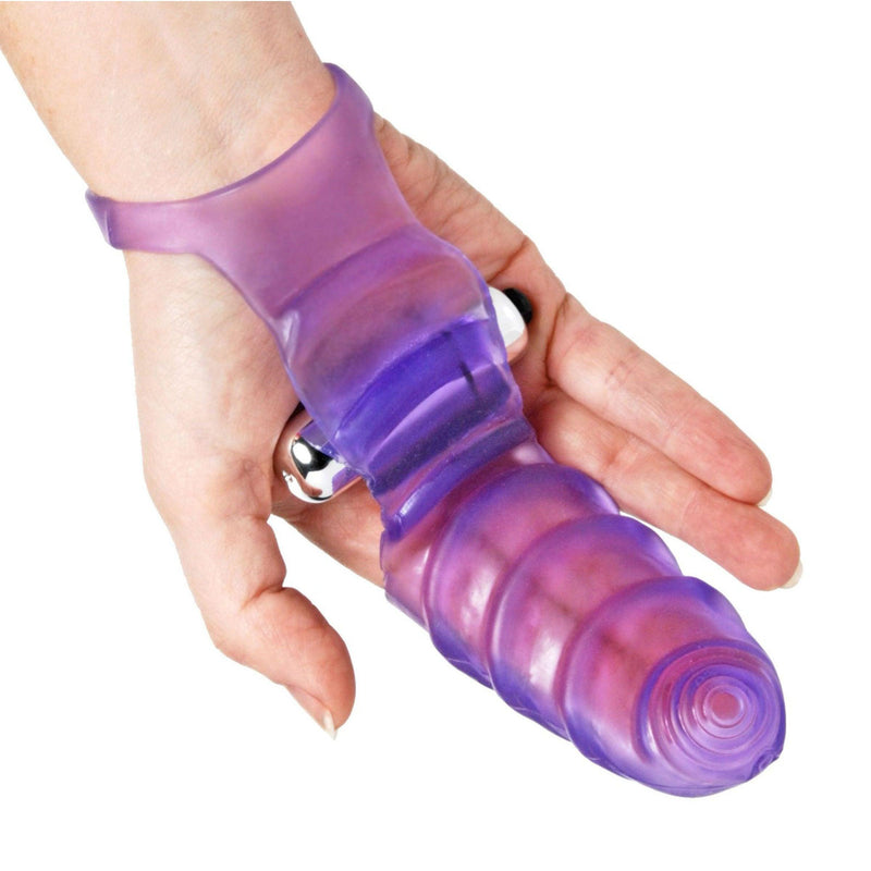 Double Finger Banger Vibrating G-Spot Glove - The Dildo Hub