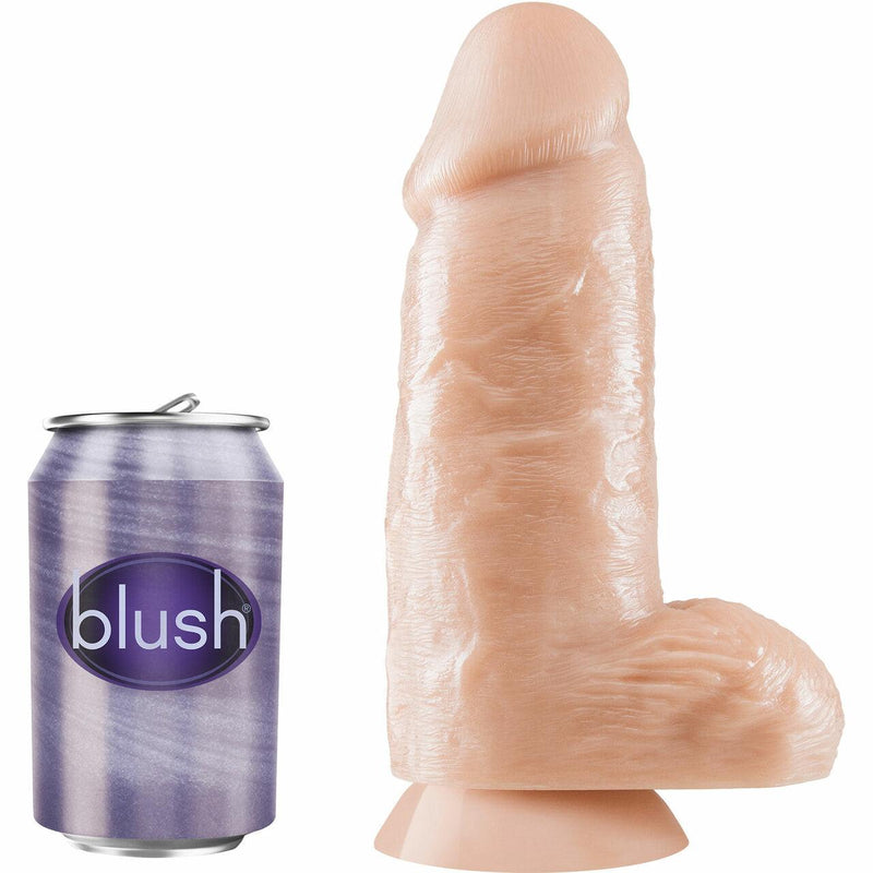 Dr. Chubbs Vanilla Realistic Dildo With Suction Cup - 10 Inch | Blush - The Dildo Hub