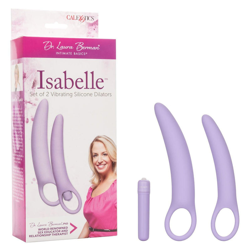 Dr. Laura Berman Isabelle Set of 2 Vibrating Silicone Dilators | CalExotics - The Dildo Hub