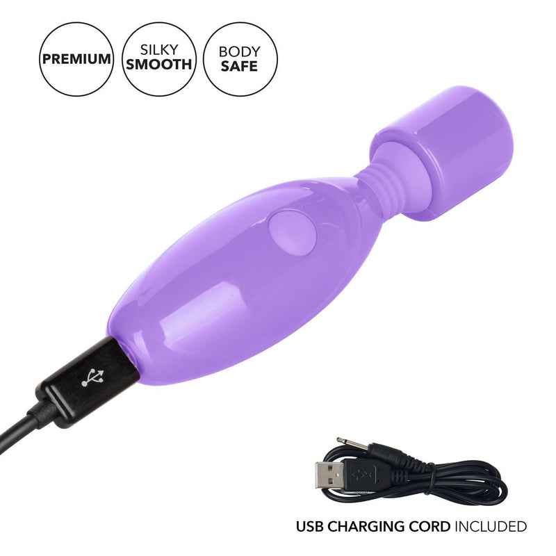 Dr. Laura Berman Olivia Rechargeable Mini Wand Vibrator | CalExotics - The Dildo Hub