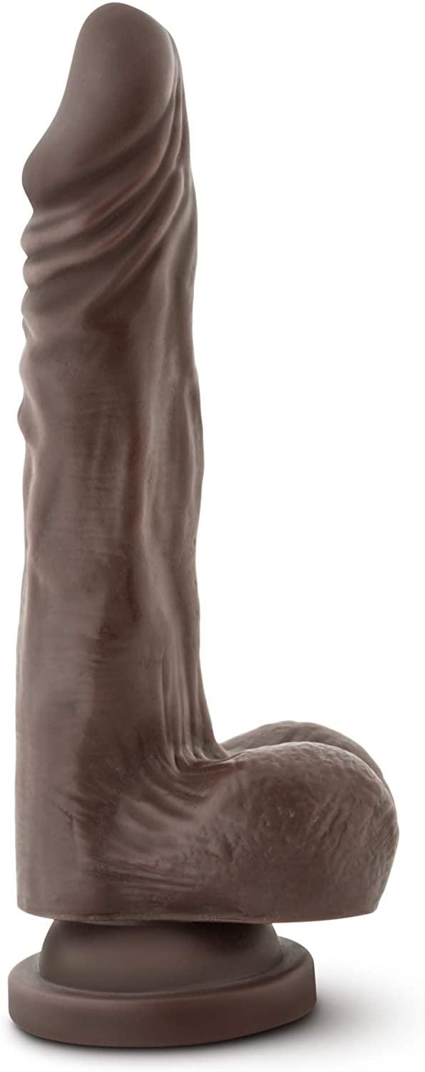 Dr. Skin Chocolate Stud Muffin Realistic Cock - 8.5 Inches | Blush - The Dildo Hub