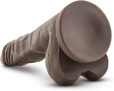 Dr. Skin Chocolate Stud Muffin Realistic Cock - 8.5 Inches | Blush - The Dildo Hub