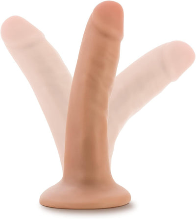 Dr. Skin Vanilla Realistic Dildo With Suction Cup - 5.5 Inches | Blush - The Dildo Hub