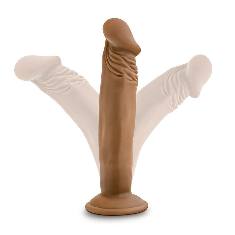 Dr. Small Mocha Realistic Dildo - 6 Inch | Blush - The Dildo Hub