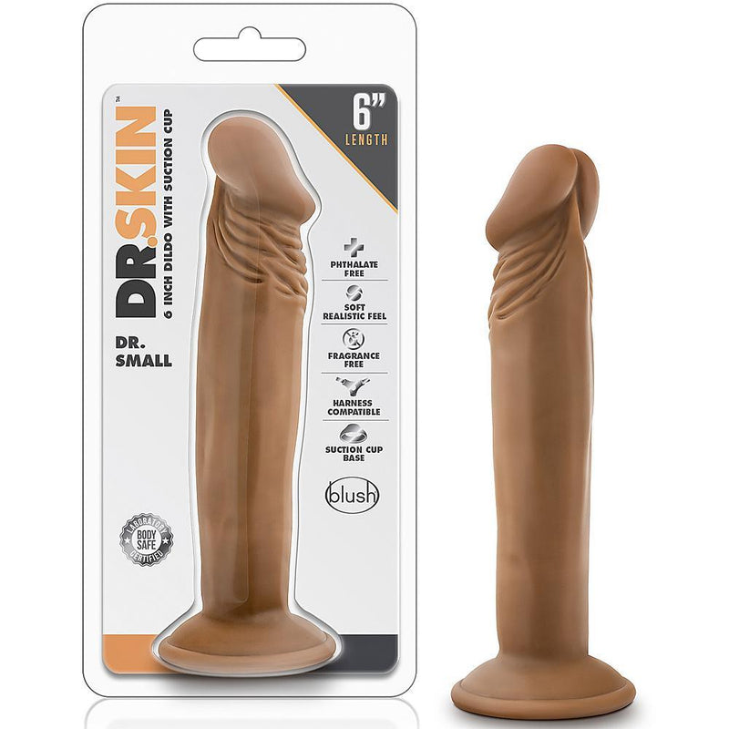 Dr. Small Mocha Realistic Dildo - 6 Inch | Blush - The Dildo Hub