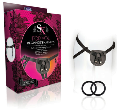 SX - For You - Beginner's Harness - Black | Blush  from Blush