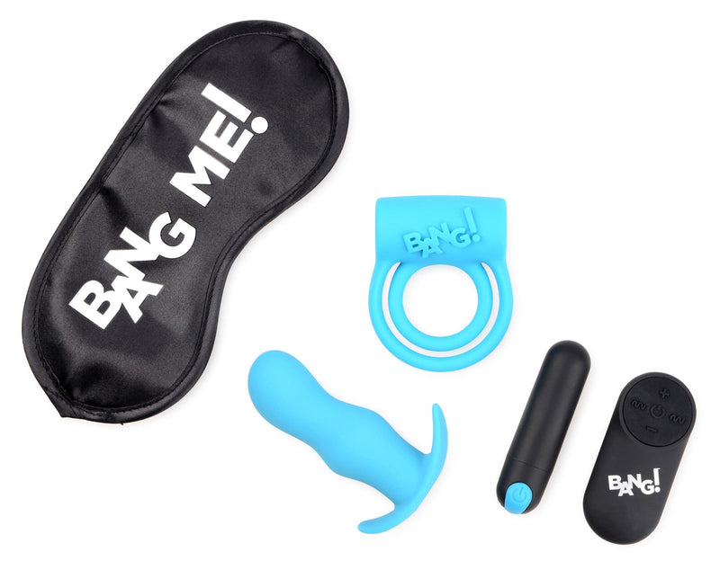 Duo Blast Remote Control Cock Ring and Butt Plug Vibe Kit - The Dildo Hub