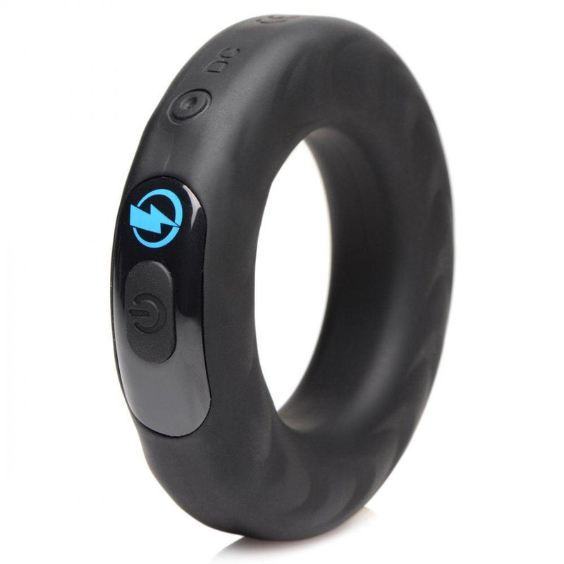 E-Stim Pro Silicone Vibrating Cock Ring - 1.75 Inch - The Dildo Hub