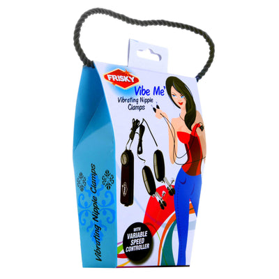Vibe Me Vibrating Nipple Clamps with Variable Speeds nipple-clamps from Frisky