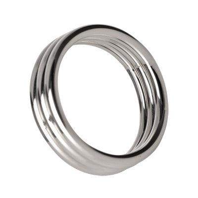 Echo 2 Inch Stainless Steel Triple Cock Ring - The Dildo Hub
