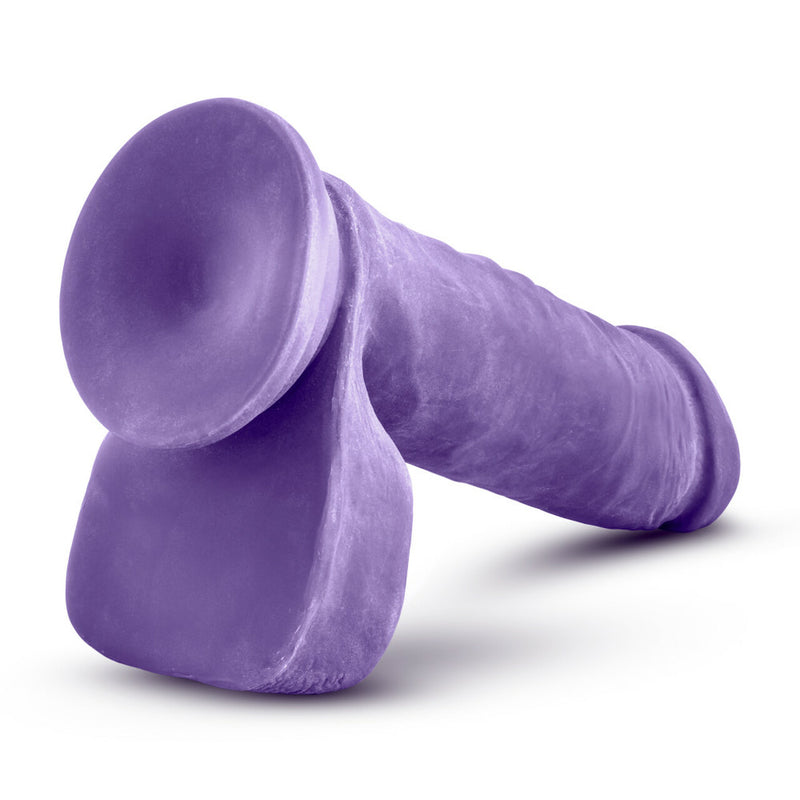 Au Naturel Bold Hero Purple Realistic Dildo - 8 Inches | Blush