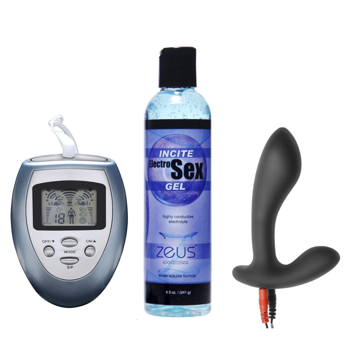 Electrify Your Prostate Silicone Estim Kit - The Dildo Hub