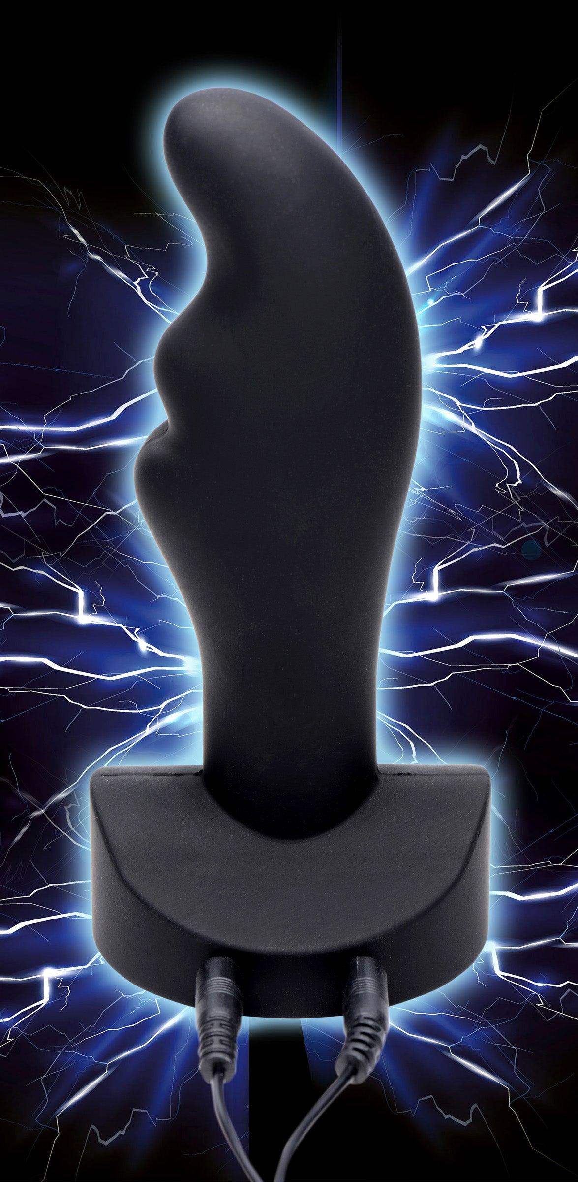 Electro Zinger Rippled E-stim Silicone Plug - The Dildo Hub