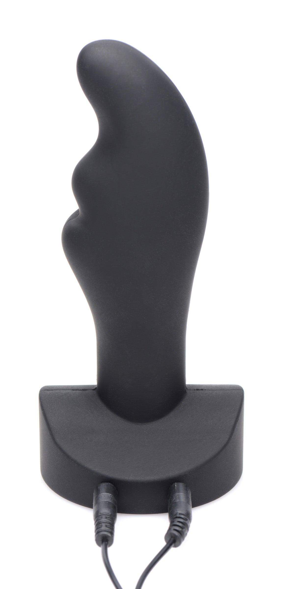 Electro Zinger Rippled E-stim Silicone Plug - The Dildo Hub