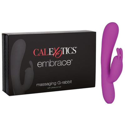 Embrace Massaging Rabbit - Purple - The Dildo Hub