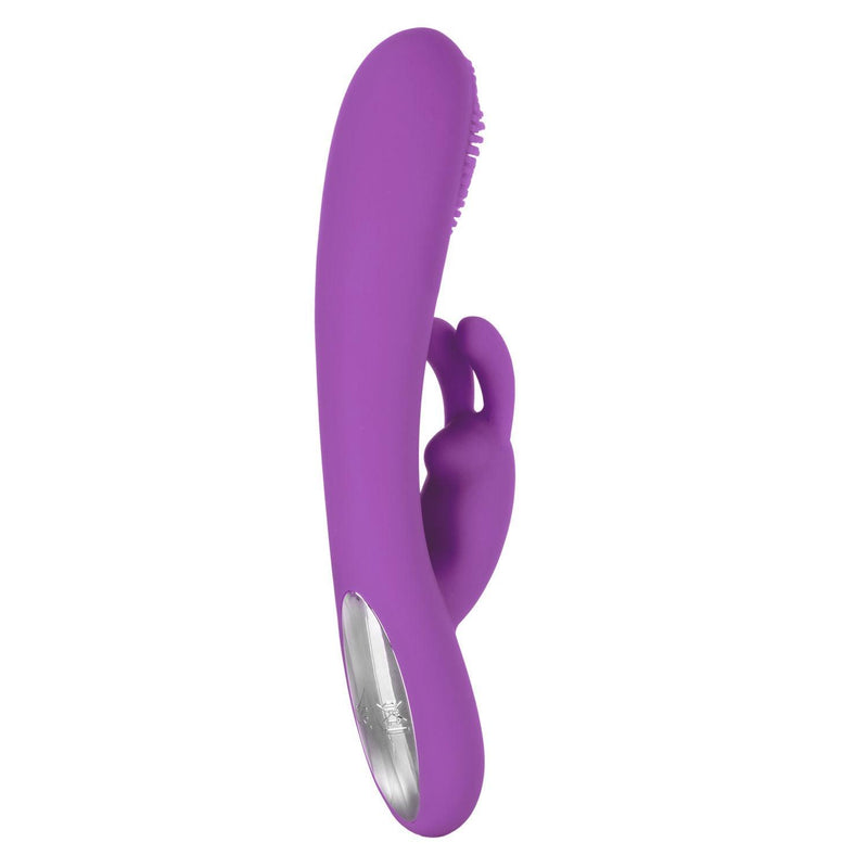 Embrace Massaging Rabbit - Purple - The Dildo Hub