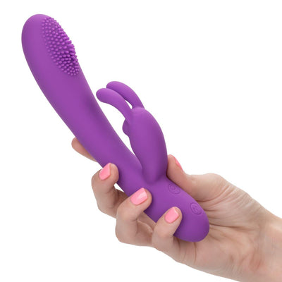 Embrace Massaging Rabbit - Purple - The Dildo Hub