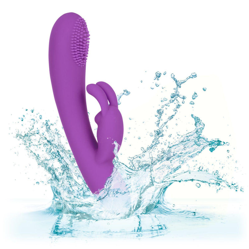 Embrace Massaging Rabbit - Purple - The Dildo Hub