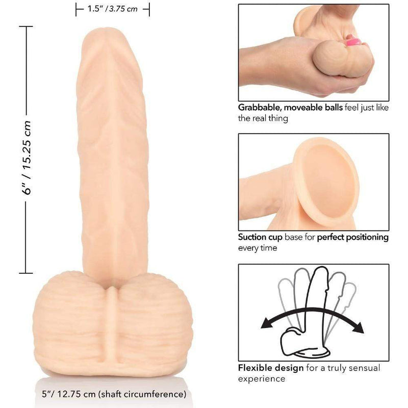 Emperor Ballsy-Ivory 6 Inch Realistic Dildo - The Dildo Hub