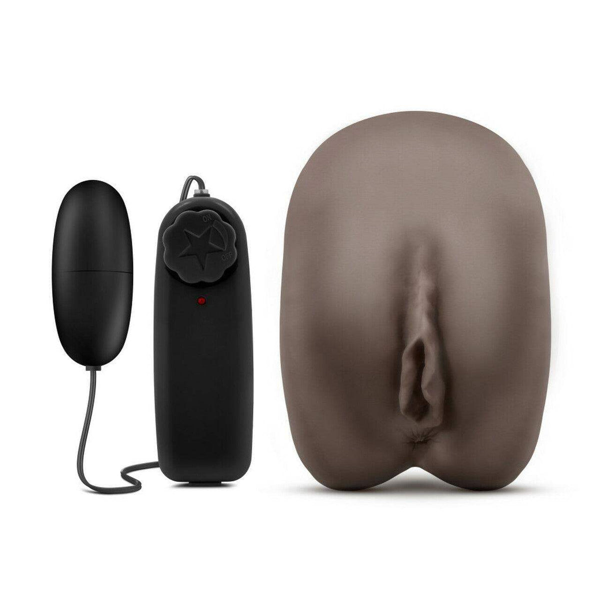 Erin the Enchantress - Vibrating Realistic Masturbator - Chocolate | Blush - The Dildo Hub