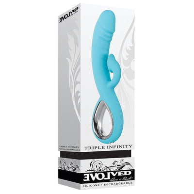 Evolved Triple Infinity Dual Vibrator - The Dildo Hub