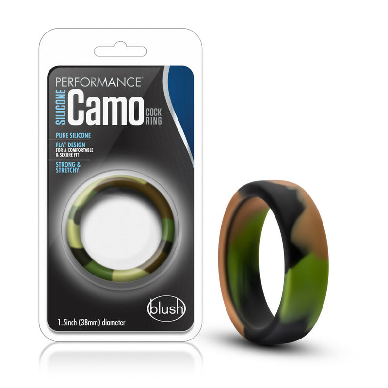 Performance - Silicone Camo Cock Ring - Green Camoflauge | Blush  from The Dildo Hub