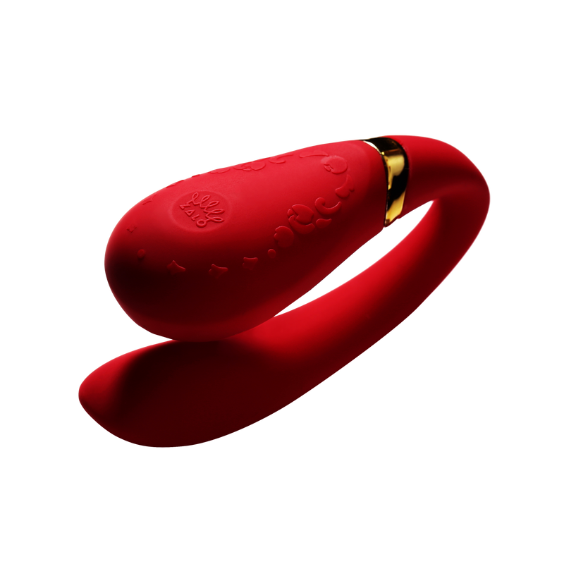 ZALO Fanfan Couples Massager Bright Red  from thedildohub.com
