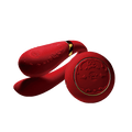Fanfan Set Remote-Controlled Couples Massager Bright Red