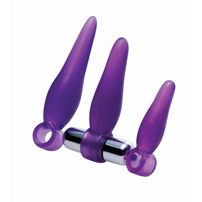 Fanny Fiddlers 3 Piece Finger Rimmer Set with Vibrating Bullet - The Dildo Hub