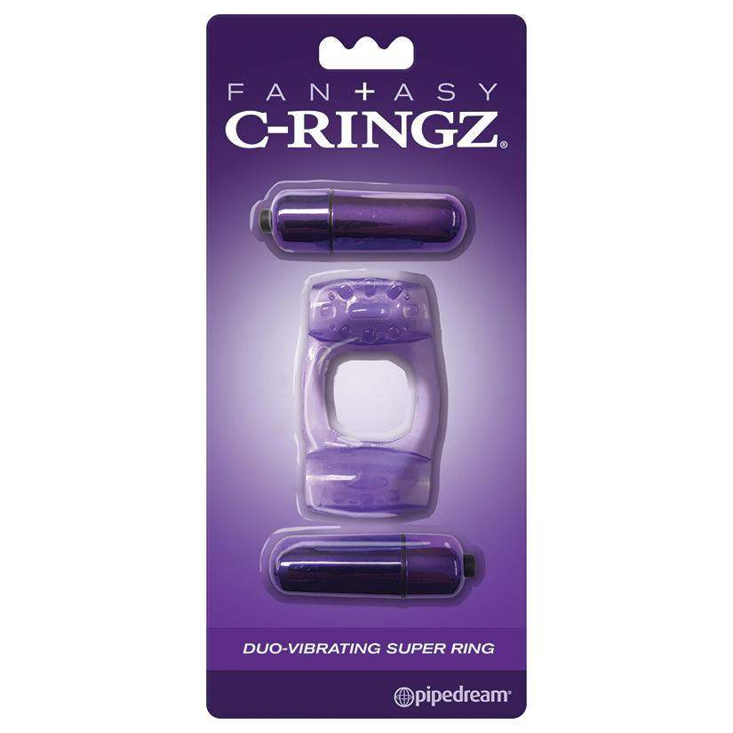 Fantasy C-Ringz Duo-Vibrating Super Ring Purple | Pipedream - The Dildo Hub
