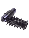 Fantasy C-Ringz Vibrating Super Sleeve Cock Ring Black | Pipedream